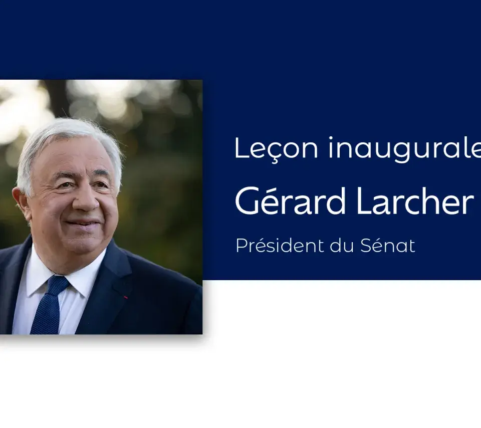 Leçon inaugurale 2025 - Gérard Larcher